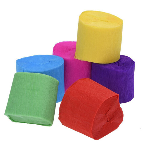 Farbiges Krepppapier Blau 1 Set