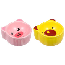 2 Kleintierbehälter Chinchilla Futterautomat Hamster Futtertrog