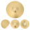 Cymbals Für Drums Messing Beckenset Golden 6