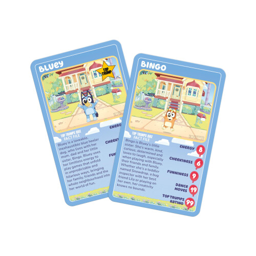 Top Trumps Top Trumps Specials Bluey Card Game 1