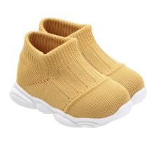 Soft Baby Schuhe Prewalker Gelb PVC 1 Paar 4,5 Zoll