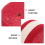 Percussion Instrument Hammer Pad Ersatz Filz Rot 8