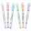 6 St Curve Pattern Highlighter Stifte Marker 9