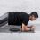 1Ensemble Abdominal En PP PU Noir Pour Entraînement À 6
