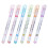 6 St Curve Pattern Highlighter Stifte Marker 8