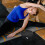 1Ensemble Abdominal En PP PU Noir Pour Entraînement À 4