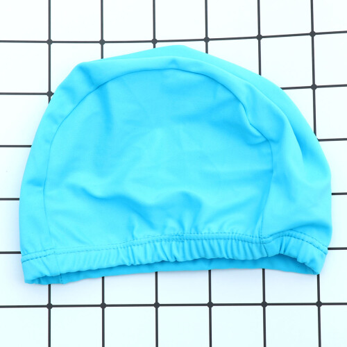 2Stück Dehnbarer Polyester Schwimmkappe Für Männer 2