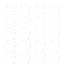 30 . Visitenkartenhalter Desktop Display Schild Transparent
