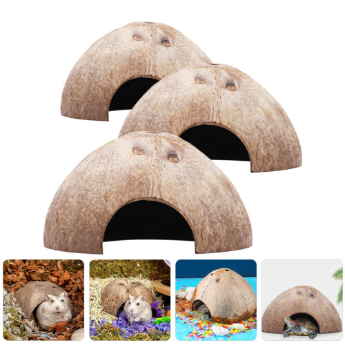 3St Multifunctioneel Hamster Hol Van , Decoratief En Bijtvast 2