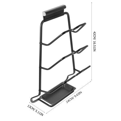 Pantry Organizer Pannenladeideeler Draagbare Houder 2
