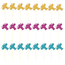 24 Flugzeug Cake Toppers Cupcake Muffin Spieße Party Favors