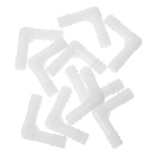 10St 90 Grad Verschraubung Elbow Robuste Weiße Kunststoff L Armaturen