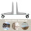 Raumteiler Halter Minimalistisches Design 1 Stk 7