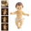 4Stk Harz Baby Jesus Puppe Figur 10