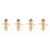 4Stk Harz Baby Jesus Puppe Figur 5