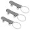 12 Stuks Zinklegering Skateboard Sleutelhangers 10