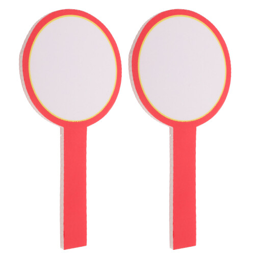 Worgeous 2 Whiteboard Paddles Voor Studenten Rood
