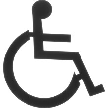 Unisex Rollstuhlgerechte Toilette Schild Aus Türbeschriftung