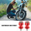 Raindrops 2 Paar Spool Hebeschrauben Für Motorradrahmen 9