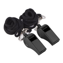 Worgeous 4 Pfeife Whistles Für Erwachsene Mit Lanyard Schwarz