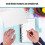 3 Sets Multipack Notebook Partition Baffle 6