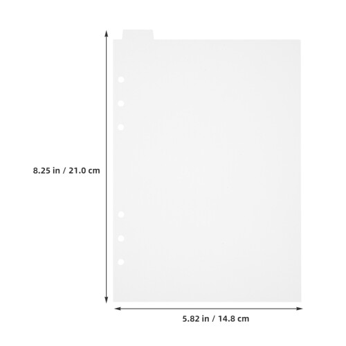 3 Sets Multipack Notebook Partition Baffle 1