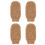 4 Jute Duschhandschuhe Peeling Für 7