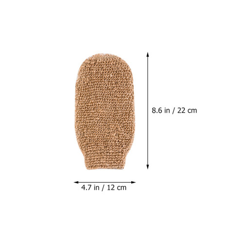 4 Jute Duschhandschuhe Peeling Für 1