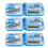Sewing Tools Portable Hand Sewing Blue Alloy 3pack 6