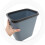 Office Mülleimer Für Schreibtisch Badezimmer Grau 6