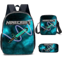 (3pcs, K) KINZON  Primary And Secondary School Schoolbags  Game Peripheral Backpack Three-piece Set