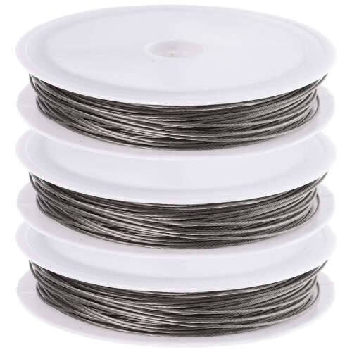 3Rouleaux Fil Acier Pratique Multifonction Pour Argentés