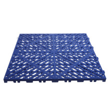 Interlocking Blauwe Kunststof Douchefloor En Garagavloer