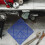 Interlocking Blaue Kunststoff Garage Bodenfliesen Gittermatte 7