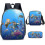 (3pcs, Q) KINZON  Primary And Secondary School Schoolbags  Game Peripheral Backpack Three-piece Set 4