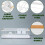 White Metal Dish Rack Drainer with Tray & Holder 6