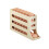 (Creamy White) Refrigerator Egg Dispenser Auto Rolling Rolldown Egg Holder 3 Tier Storage Rack Brand New 1