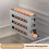 (Grey) Refrigerator Egg Dispenser Auto Rolling Rolldown Egg Holder 3 Tier Storage Rack Brand New 4