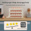 (Creamy White) Refrigerator Egg Dispenser Auto Rolling Rolldown Egg Holder 3 Tier Storage Rack Brand New 5