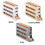 (Grey) Refrigerator Egg Dispenser Auto Rolling Rolldown Egg Holder 3 Tier Storage Rack Brand New 3