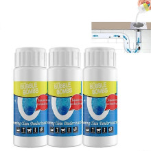 (3pcs)Bubble Bombs Sink Drain Cleaner Powder Toilet Pipe Foaming Cleaning Tools NEW