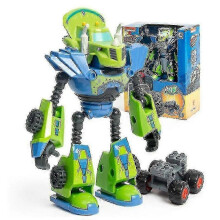 (Green)Blaze Monster Machines Anime Figure Cartoon Plastic/alloy Deformed Car Action Figure Model Kids Toys Children Birthday Gifts - Action Figures