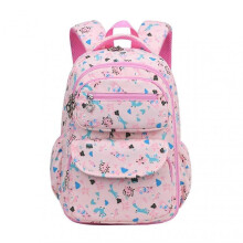 (Large Size, Rabbit Pink) Primary School Bags Multicompartment Fashion School Bag School Student Supply