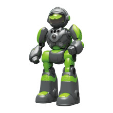 Alivio Kids Remote Control AI Intelligent Voice Robot, Gesture Sensing, Programming, Magic Recording &amp; Dance Toy (Green &amp; Grey)