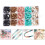 1Ensemble Anneaux Connecteurs Colorés Kit Accessoires DIY 6
