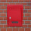 Mailbox Lockable Wall Mount Rot Blech 3