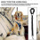 (Black)Pet Seat Belt For Car - Adjustable Dog Safety Harness With Elastic Buffer 2