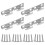 Curtain Rod Brackets Für Home Use Silber 4 Sets 1