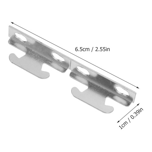 Curtain Rod Brackets Für Home Use Silber 4 Sets 1