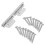 Curtain Rod Brackets Für Home Use Silber 4 Sets 5